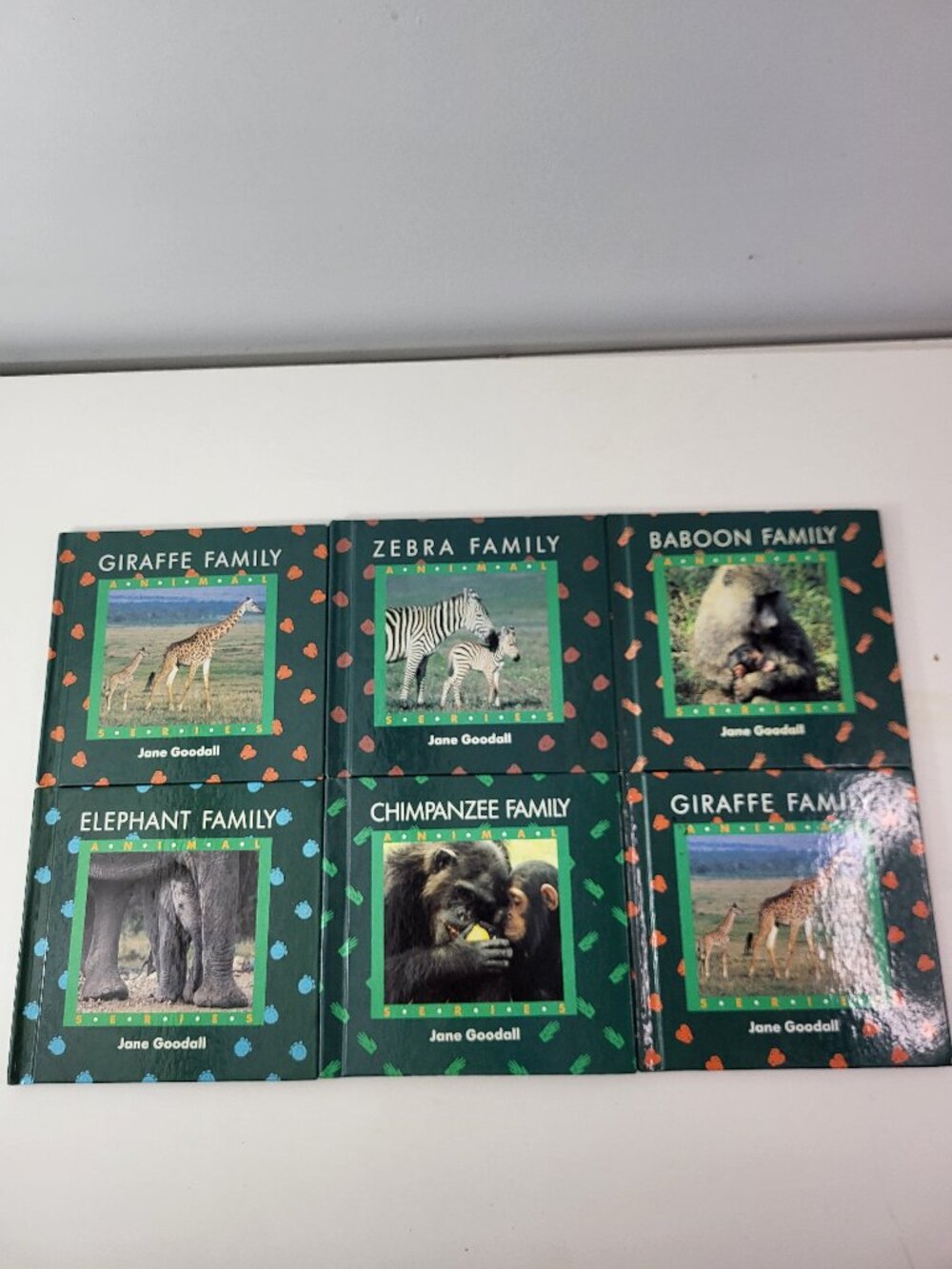 Vintage Jane Goodall Animal Series Mini Book Lot - 6 Hardcovers (Madison Mini)